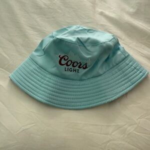 Reversible Coors Light Light Blue Bucket Hat